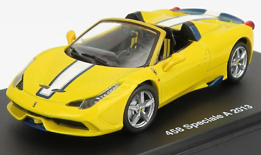 FERRARIフェラーリ 458 イタリア スペチアーレ A スパイダー 2013 イエロー CENTAURIA-FERRARI-GT-COLLECTION / EDICOLA 1/43 ミニカー