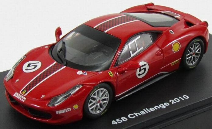 FERRARIフェラーリ 458 イタリア 8C N 5 チャレンジ 2010 ロッソコルサ 322 レッド CENTAURIA-FERRARI-GT-COLLECTION / EDICOLA 1/43 ミニカー