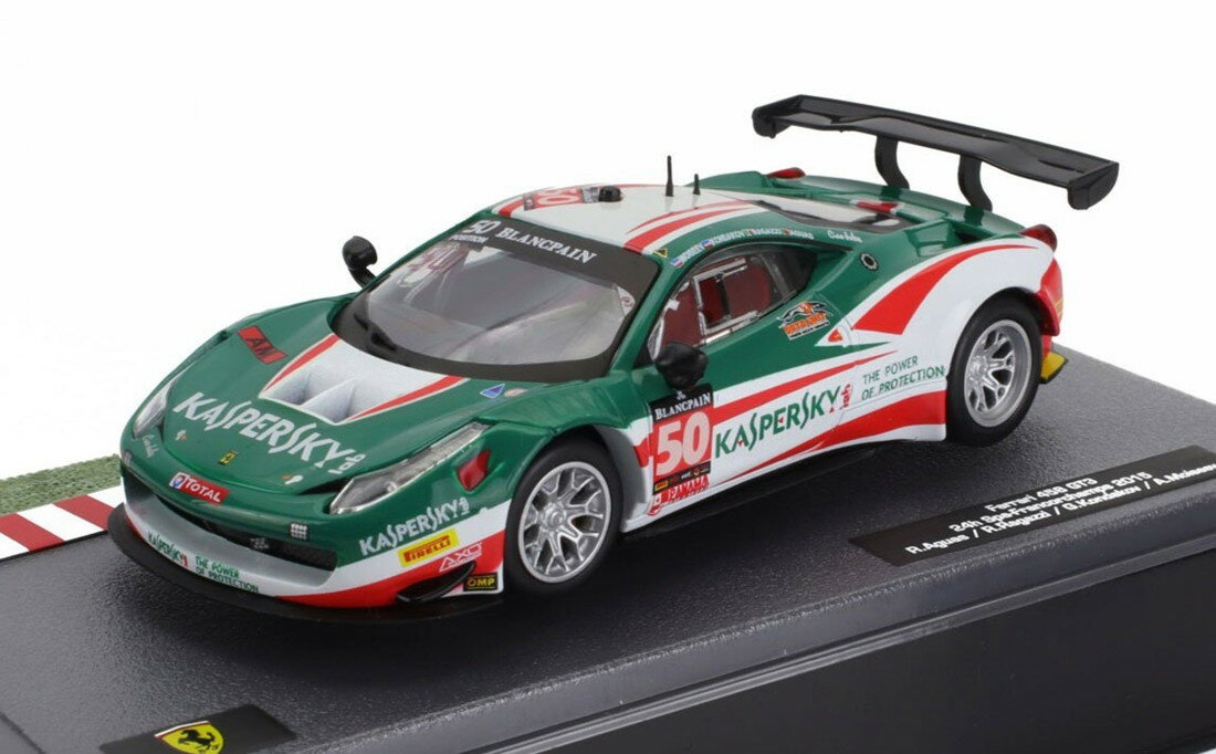FERRARIフェラーリ 458 イタリア GT3 4.5L V8 チーム AF CORSE No.50 スパフランコルシャン24時間 2015 / EDICOLA 1/43 ミニカー