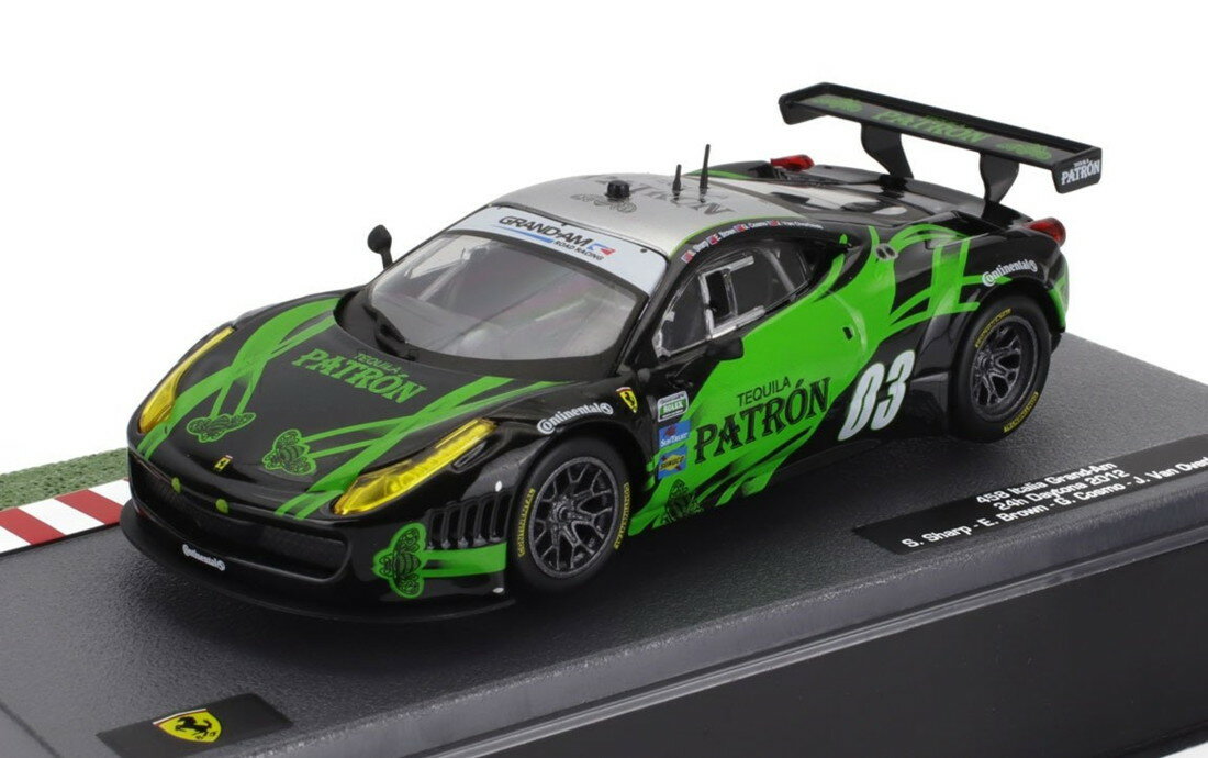 FERRARIフェラーリ 458 イタリア 4.5L V8 GRAND AM チーム エクストリームスピード No.03 デイトナ24時間 / EDICOLA 1/43 ミニカー