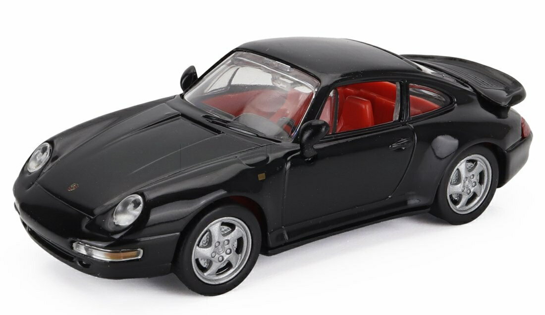 PORSCHEポルシェ 911 TURBO COUPE 1995 ブラック PORSCHE-COLLECTION-DEAGOSTINI / EDICOLA 1/43 ミニカー
