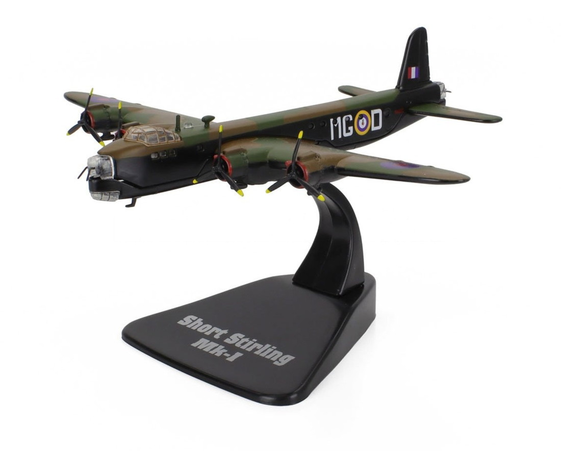 Short���硼�� STIRLING MKI 1940 MILITARY �º� BOMBARDIERS-ET-GEANTS-DU-CIEL - AEREI - AIRPLANE - MILITARY / EDICOLA 1/144 �ߥ˥���