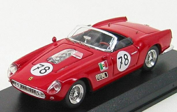 FERRARIフェラーリ 250 CALIFORNIAカリフォルニア N 78 ニュルブルクリンク 1960 レッド / ART-MODEL 1/43 ミニカー