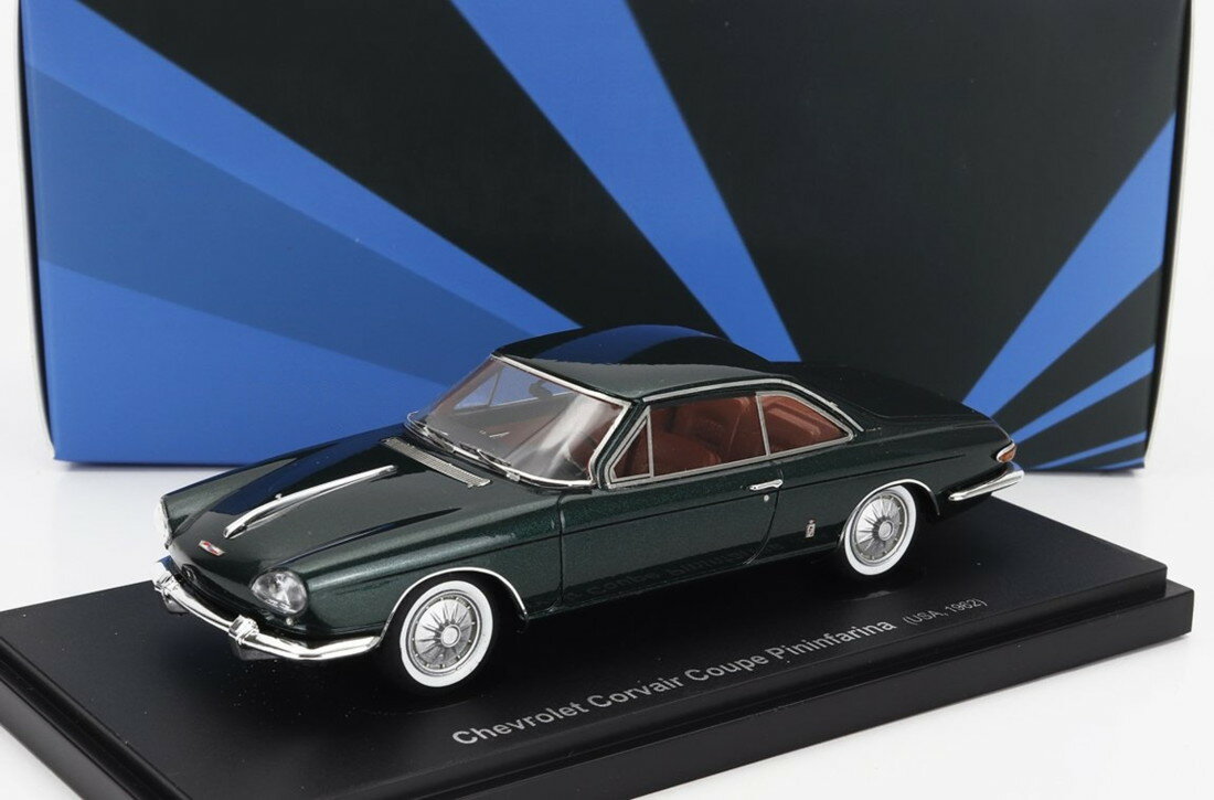 Rakuten - CHEVROLETシボレー CORVAIR COUPE PININFARINA USA 1962 DARK GREEN 333台限定 / Avenue 43 1/43 ミニカー