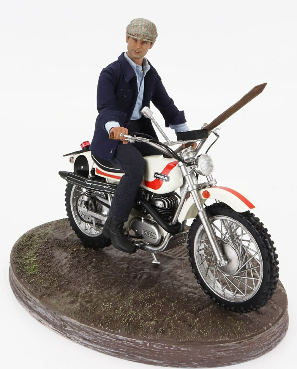 Ossaオッサ 250 AE73 エンデューロ 1973 テレンス ヒル フィギュア付 映画 ホワイト BUD SPENCER TERENCE HILL COLLECTION / CLC 1/12 ミニカー