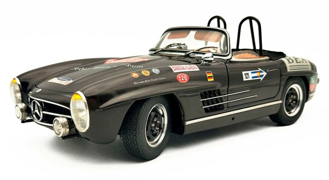 IMPREZA - 【予約】2026年発売予定Mercedes Benzメルセデスベンツ 300SL ラリー ロードスター スパイダー オープン W198 1954 ブラウン 1500台限定 / CMC 1/18 ミニカー
