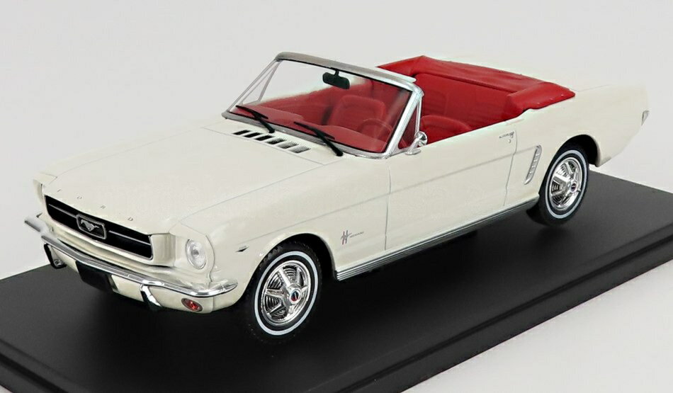 FORD USAフォードUSA マスタング カブリオレ オープン 1965 ホワイト COCHES-AUTOS-INOLVIDABLES-SALVAT-MEXICO / EDICOLA 1/24 ミニカー