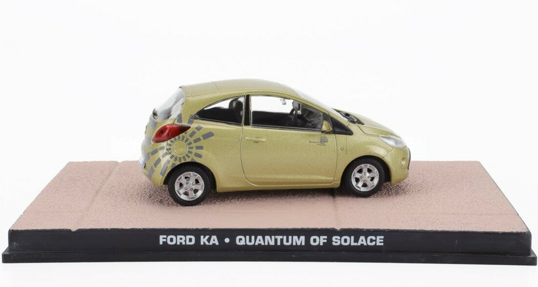 FORDフォード イングランド KA 2009 007 慰めの報酬 ジェームズボンド ダニエルクレイグ 映画 2008 サンドメタリック EAGLEMOSS-JAMES-BOND-007-DIORAMA-COLLECTION - TV SERIES /