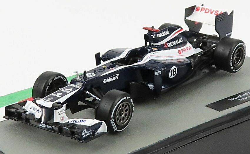 WILLIAMSウィリアムズ F1 FW34 コスワース N 18 2012シーズン パストールマルドナド ブルー ホワイト FORMULA1-THE-CAR-COLLECTION-SALVAT / EDICOLA 1/43 ミニカー