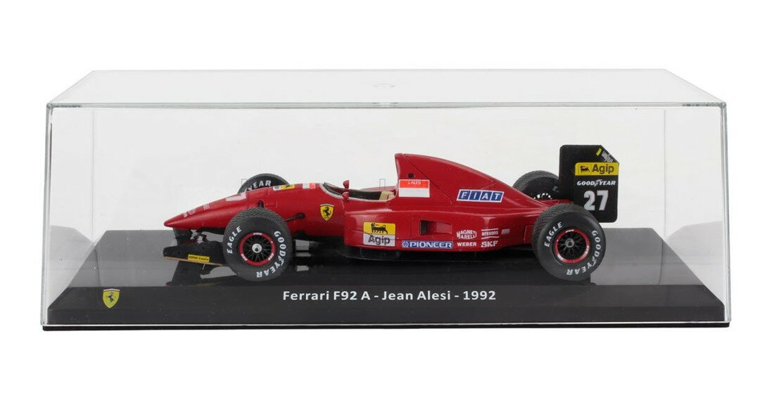 Ferrariフェラーリ F1 F92A チーム Scuderiaスクーデリア Ferrariフェラーリ SPA N 27 1992 ジャンアレジ レッド ブラ LE-GRANDI-FERRARI-F1 COLLECTION / EDICOLA 1/24