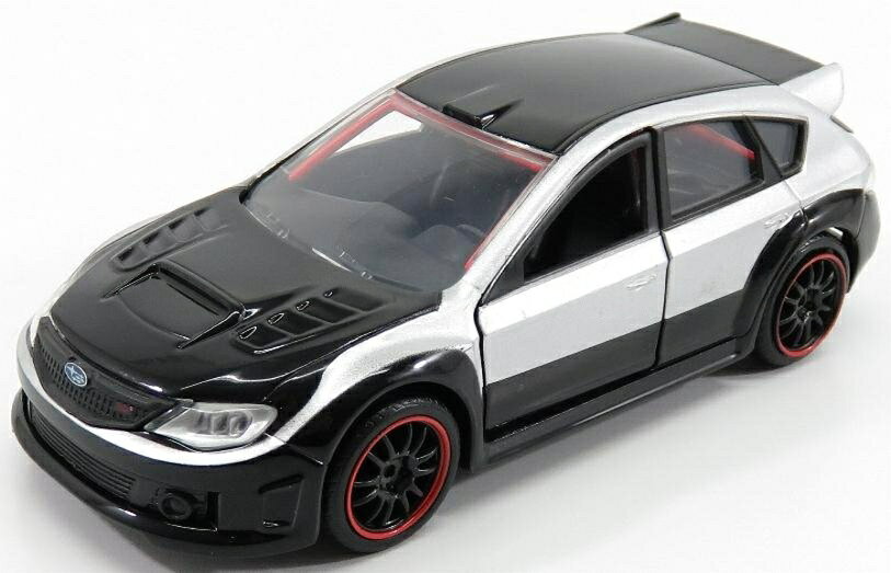 SUBARUスバル インプレッサ WRX STI 2009 ポールウォーカー ブライアンオコナー ワイルドスピード4 シルバーブラック TV SERIES - MOVIE / JADA 1/32 ミニカー