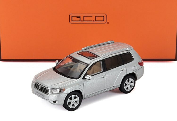 TOYOTAトヨタ ハイランダー (XU40) 2008 シルバー / GCD 1/64 ミニカー