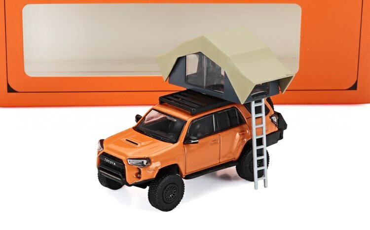 Toyotaトヨタ 4Runner4ランナー TRD PRO オーバーランド 2018 オレンジ / GCD 1/64 ミニカー