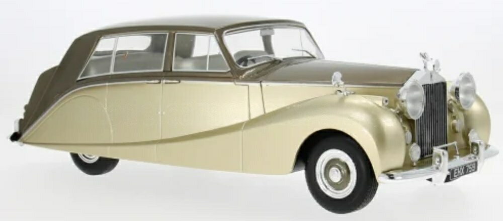 2026年発売予定ROLLS ROYCEロールスロイス シルバーレイス エンプレス フーパー 1956 ブラウンゴールド / MCG 1/18 ミニカー