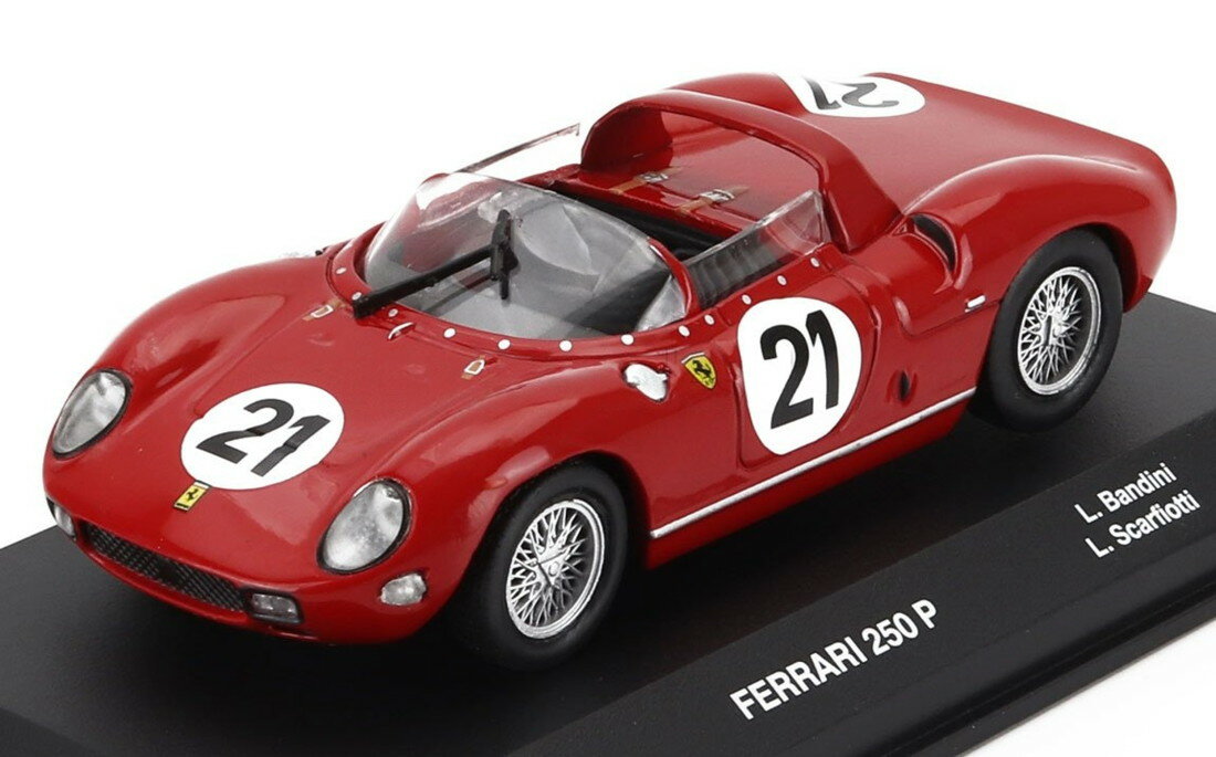 FERRARIフェラーリ 250P SPIDERスパイダー 優勝 ルマン24時間 1963 レッド CENTAURIA-24h-LEMANS COLLECTION / EDICOLA 1/43 ミニカー