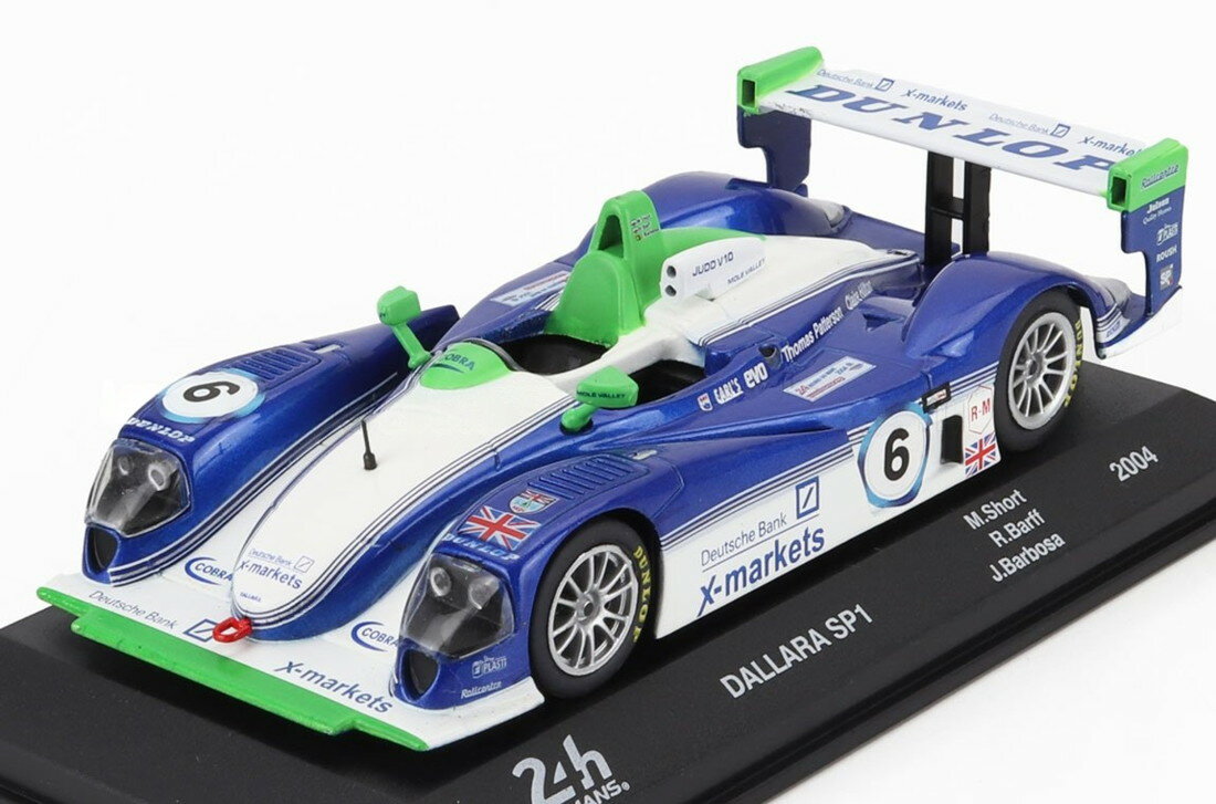 DALLARA���顼�� SP1 JUDD GV4 4.0L V10 ����������륻�󥿡��졼���� 6��� ��ޥ�24���� 2004 �ۥ磻�ȥ֥롼 CENTAURIA-24h-LEMANS COLLECTION / EDICOLA 1/43 �ߥ˥���