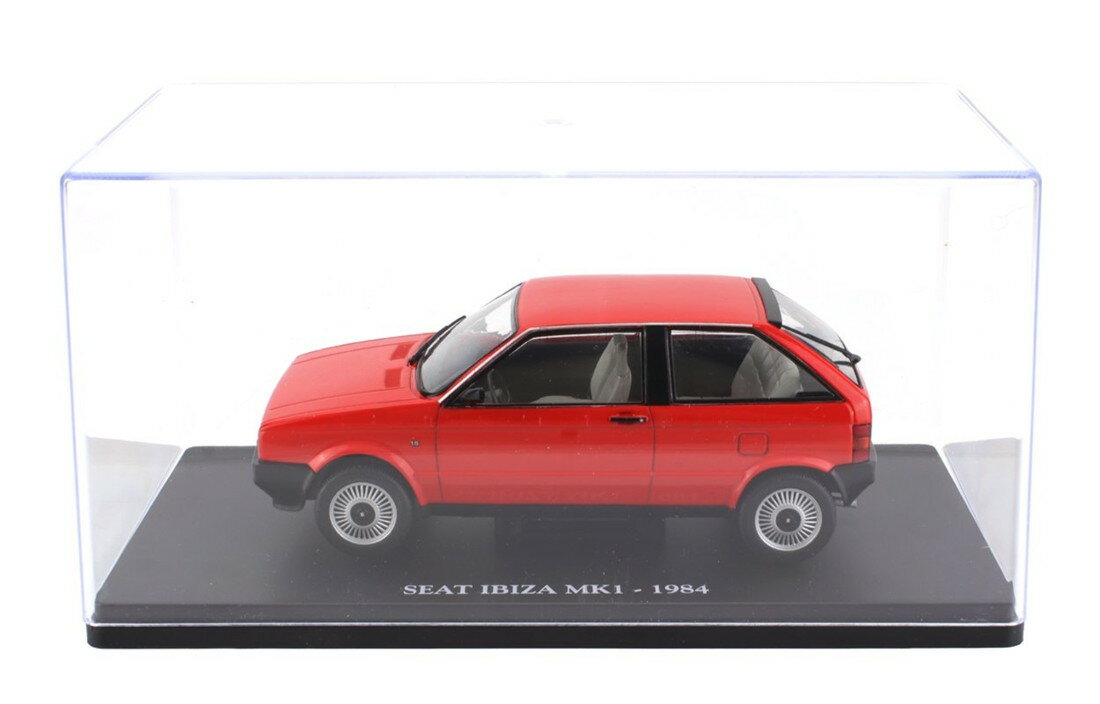 SEATセアト イビザ 1シリーズ 1984 レッド CENTAURIA-AUTO-VINTAGE-EUROPE-COLLECTION / EDICOLA 1/24 ミニカー