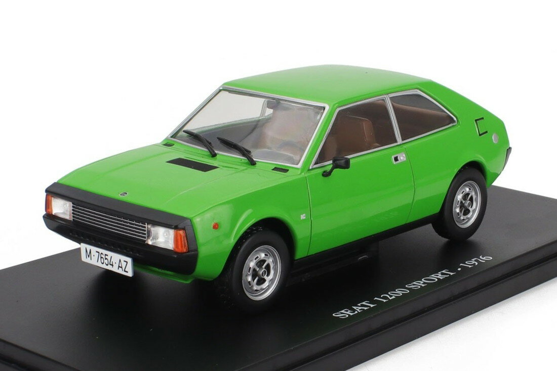 Hot Wheels - SEATセアト 1200 SPORTスポーツ 1976 グリーン CENTAURIA-AUTO-VINTAGE-EUROPE-COLLECTION / EDICOLA 1/24 ミニカー