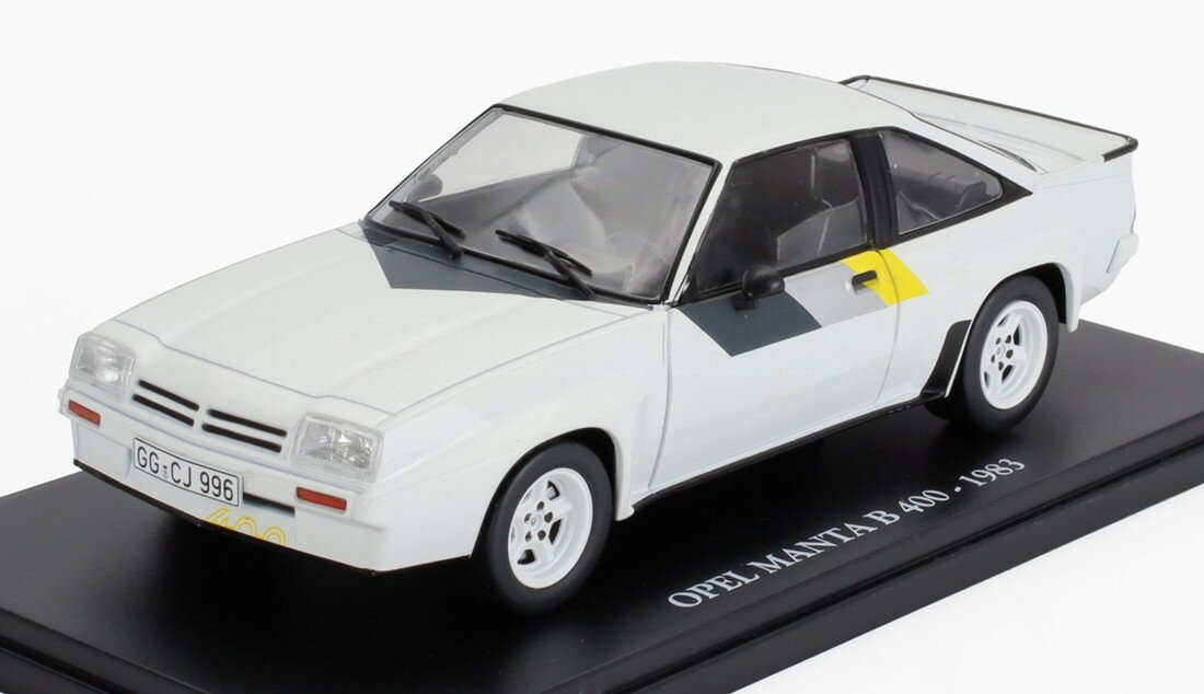 OPELオペル MANTAマンタ B 400 1983 ホワイト CENTAURIA-AUTO-VINTAGE-EUROPE-COLLECTION / EDICOLA 1/24 ミニカー