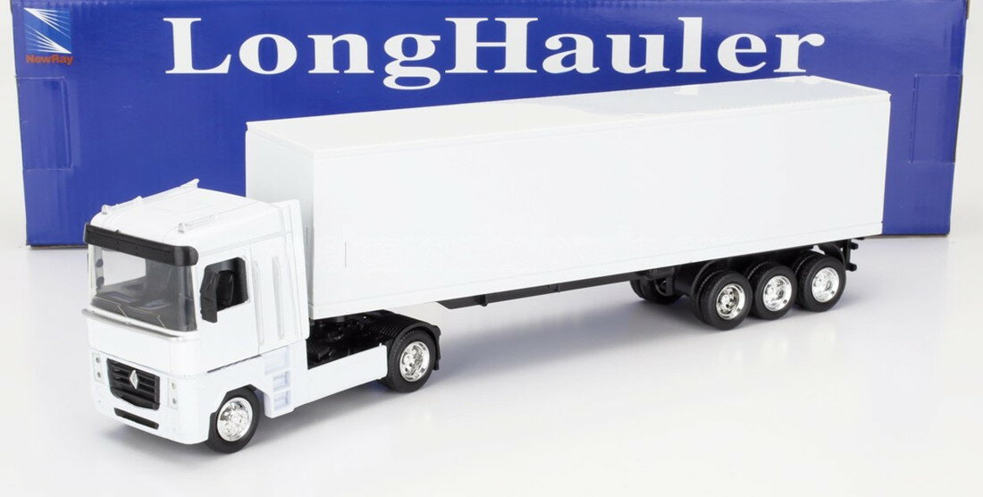 RENAULTルノー マグナム AE500 トラック 2009 ホワイト / NEW-RAY 1/43 ミニカー