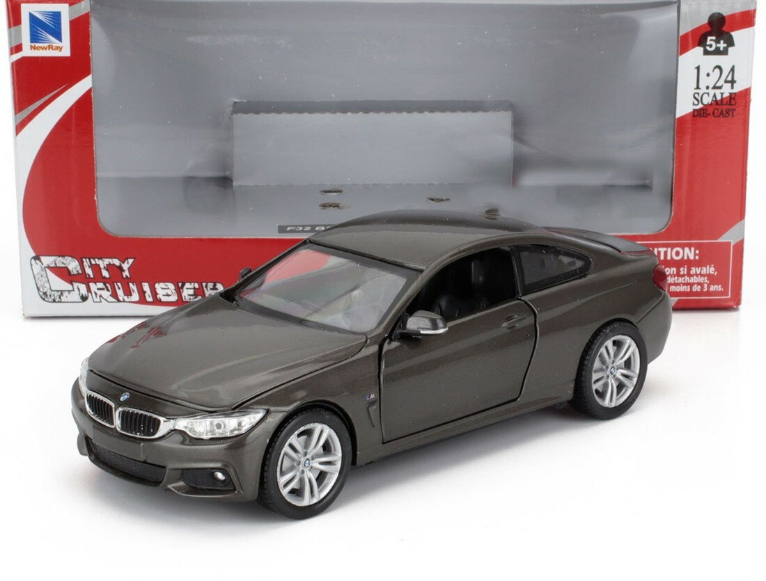 Rakuten - BMWビーエムダブリュー 4SERIES 4シリーズ COUPE クーペ F32 MSPORT 2014 BROWN MET / NEW-RAY 1/24 ミニカー