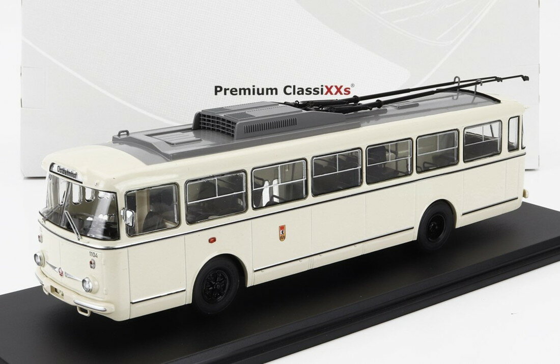 SKODAシュコダ 9TR バス トロリーバス 公共交通 1961 クリームグレー / PREMIUM CLASSIXXS 1/43 ミニカー