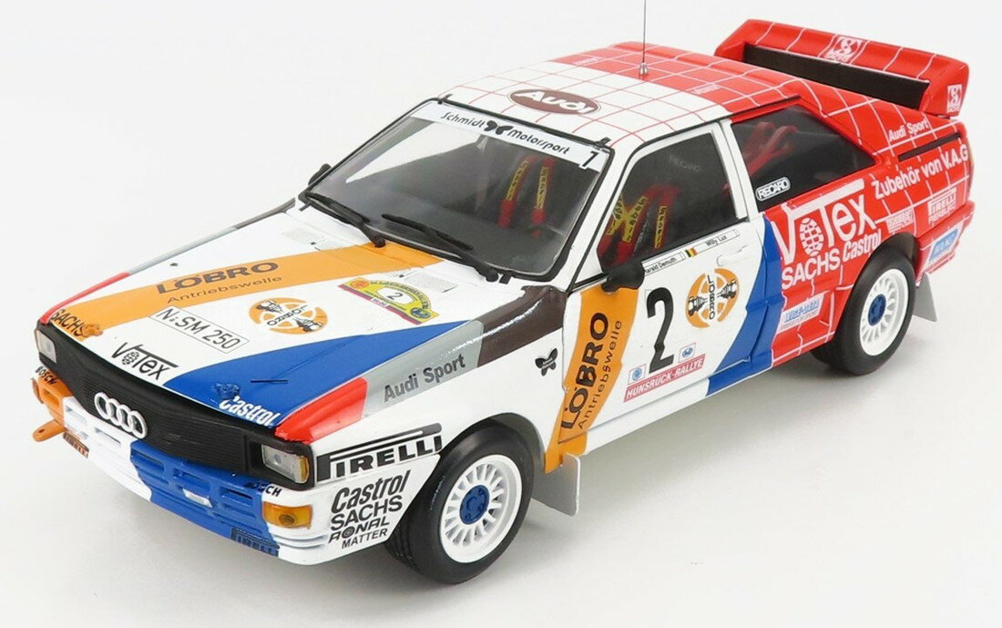AUDIアウディ QUATTRO A1 N 2 WINNER RALLY INTERNATIONAL 1984 RED WHITE / SUN-STAR 1/18 ミニカー