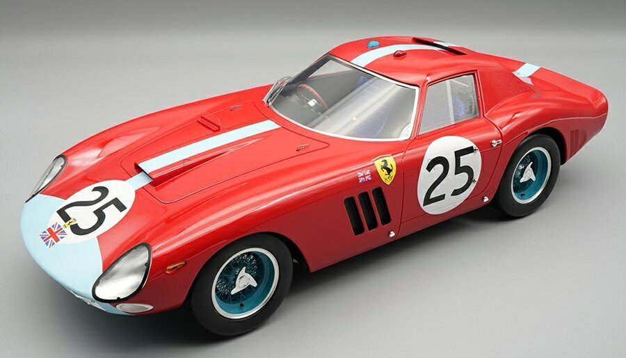 【予約】2026年発売予定Ferrariフェラーリ 250 GTO 64 チーム マラネロ N 25 24h ル マン 1964 I.リランド T.マッグス J.スチュワート / TECNOMODEL 1/12 ミニカー