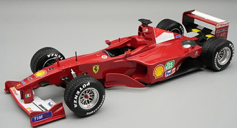 【予約】2026年発売予定Ferrariフェラーリ F1 F2000 N 4 優勝 ドイツ ホッケンハイムGP レインタイヤ 2000 ルーベンス バリチェロ レッド / TECNOMODEL 1/18 ミニカー
