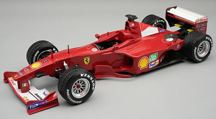 【予約】2026年発売予定Ferrariフェラーリ F1 F2000 N 3 ワールドチャンピオン 優勝 ニュルブルクリンクGP レインタイヤ 2000 ミハエル シューマッハ レッド / TECNOMODEL 1/18 ミニカー