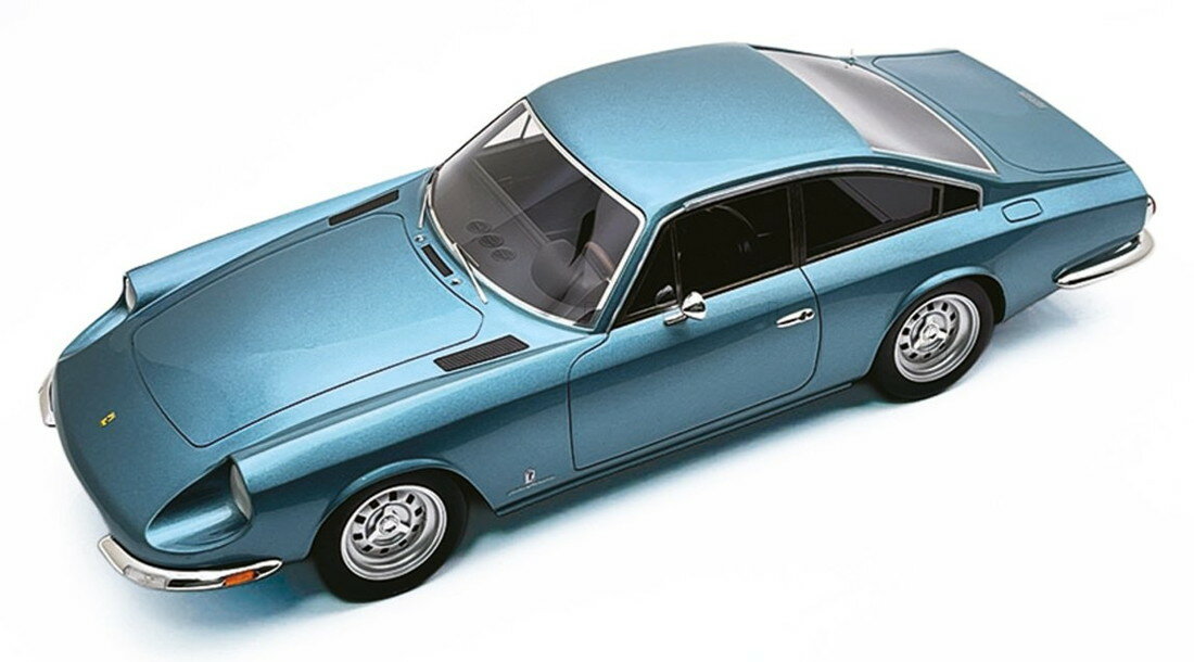 Rakuten - 【予約】2026年発売予定Ferrariフェラーリ 365 GT 2+2 クーペ 1967 ライトブルー メタリック / TECNOMODEL 1/18 ミニカー