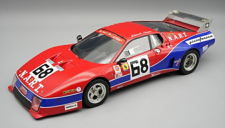 Rakuten - 【予約】2026年発売予定Ferrariフェラーリ 512BB LM チーム N.A.R.T N 68 24h デイトナ 1979 B.トゥリアス J.P.ドゥローネ P.ベダード レッ / TECNOMODEL 1/18 ミニカー