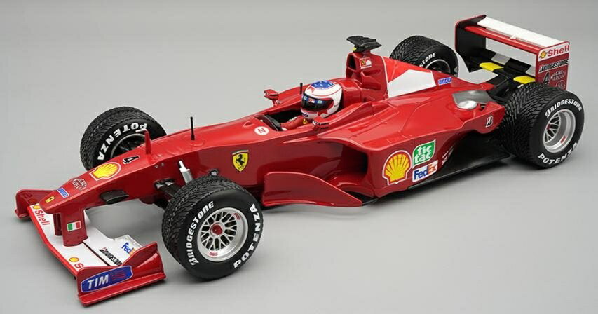 【予約】2026年発売予定Ferrariフェラーリ F1 F2000 N 4 優勝 ドイツ ホッケンハイムGP レインタイヤ パイロットフィギュア付 2000 ルーベンス バリチェロ / TECNOMODEL 1/18 ミニカー