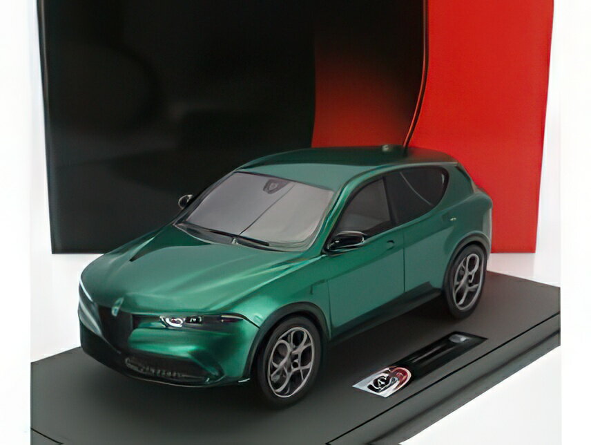ALFA ROMEO トナーレ ヴェローチェ プラグインハイブリッド 2023 ヴェルデモントリオール グリーンメタリック/ BBR 1/18 40台限定ミニカー