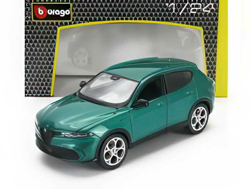 Rakuten - ALFA ROMEO トナーレ 2023 グリーンメタリック/ Bburago 1/24 ミニカー