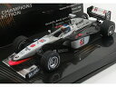 McLAREN F1 MERCEDES MP4/13 N 8 ミカ・ハッキネン シーズン 1998 ワールドチャンピオン シルバー ブラック/ MINICHAM...
