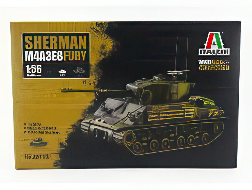 戦車 M4A3E8 シャーマン 軍用 1945/ ITALERI 1/56 プラモデル キット模型ミニカー