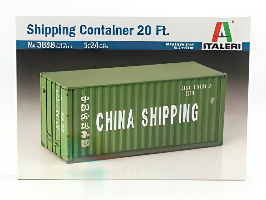 アクセサリー コンテナ 20フィート China Shipping トレーラートラック用/ ITALERI 1/24 プラモデル キット模型ミニカー
