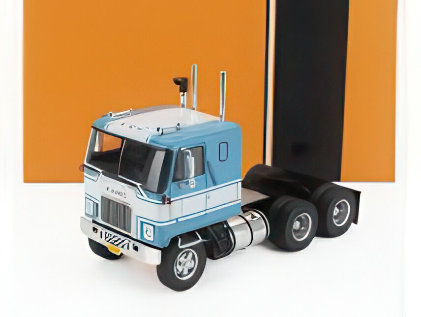 GMC ASTRO 95 トラクタートラック 3軸 1970 ブルー ホワイト/ IXO 1/43 ミニカー