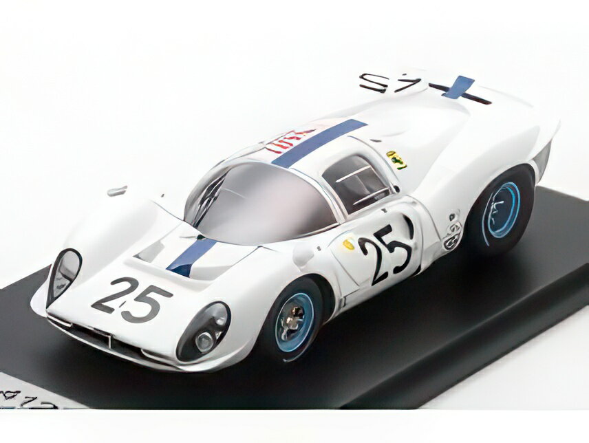 【予約】12月以降発売予定FERRARI 412P 4.0L V12 TEAM N.A.R.T. NORTH AMERICAN RACING N 25 24h LE MANS 1967 ペドロ・ロドリゲス ジャンカルロ・バゲッティ ホワイト/ LOOKSMART 1/43 ミニカー
