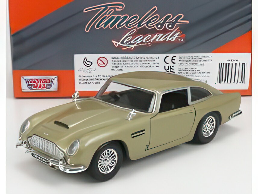 ASTON MARTIN DB5 1963 ゴールド/ MOTOR-MAX 1/24 ミニカー