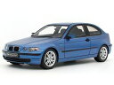 【予約】12月以降発売予定BMW 3シリーズ 318 Ti コンパクト 2002 ブルー/ OTTO 1/18 ミニカー