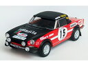 【予約】12月以降発売予定FIAT 124 スポーツ 1600 スパイダー クローズド (ナイトバージョン) 15号車 ラリー TAP 1973 ルイス・ネット...