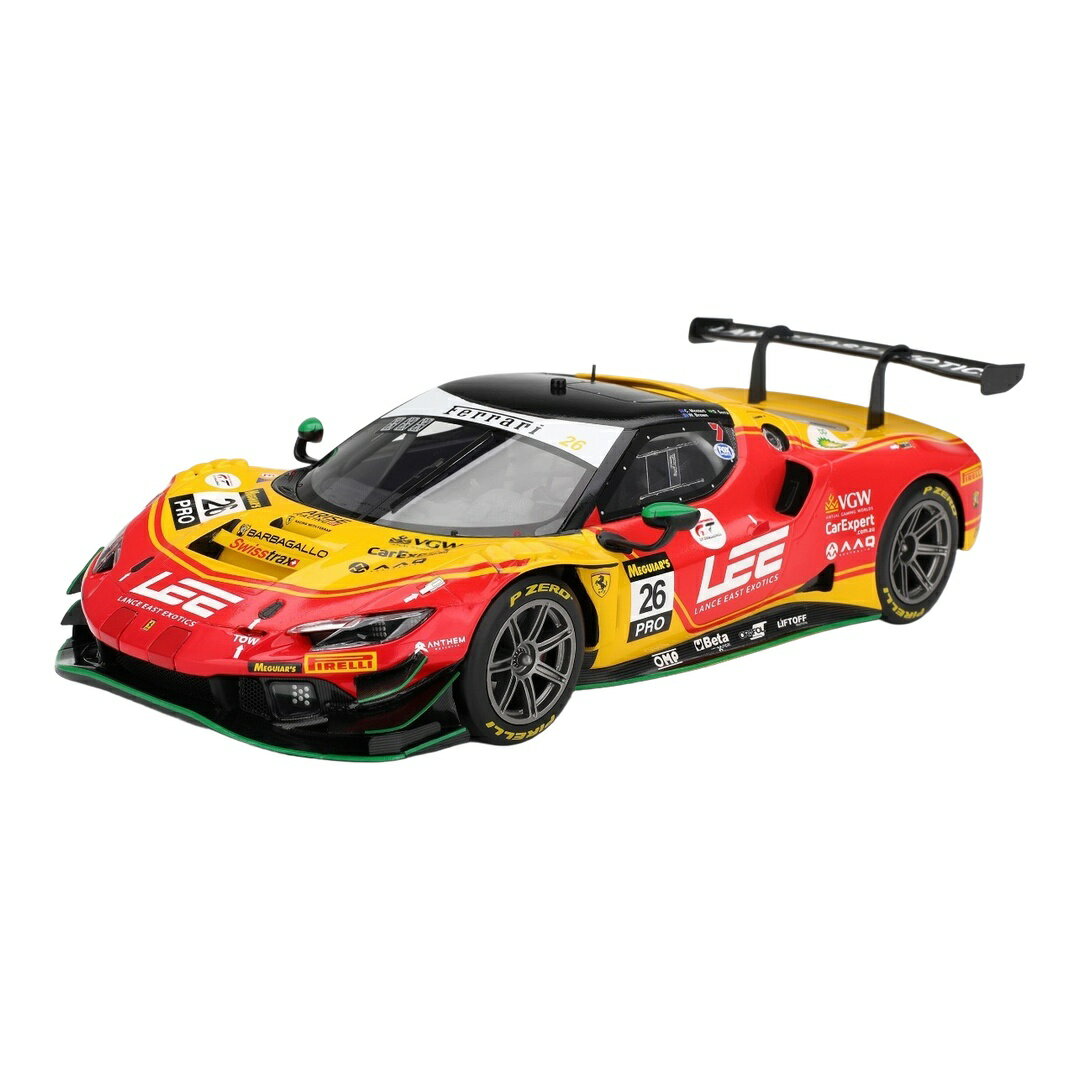 2026年発売予定 Ferrariフェラーリ 296 GT3 #26 12時間バサースト 2025 Will Brown/Chaz Mostert/Daniel Serra レッド / BBR 1/18 ミニカー
