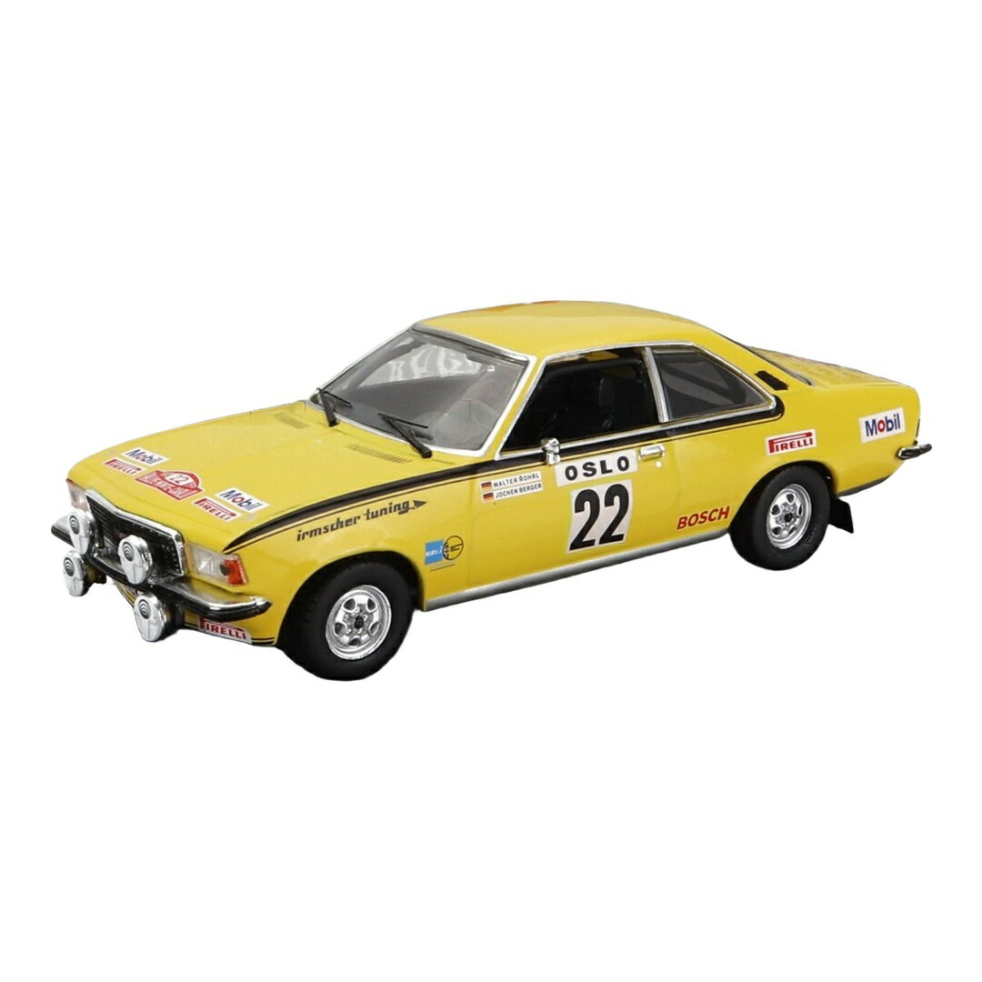 Opelオペル Commodore B GS/E #22 ラリーモンテカルロ 1973 W.Rohrl J.Berger イエロー / CMR 1/43 ミニカー