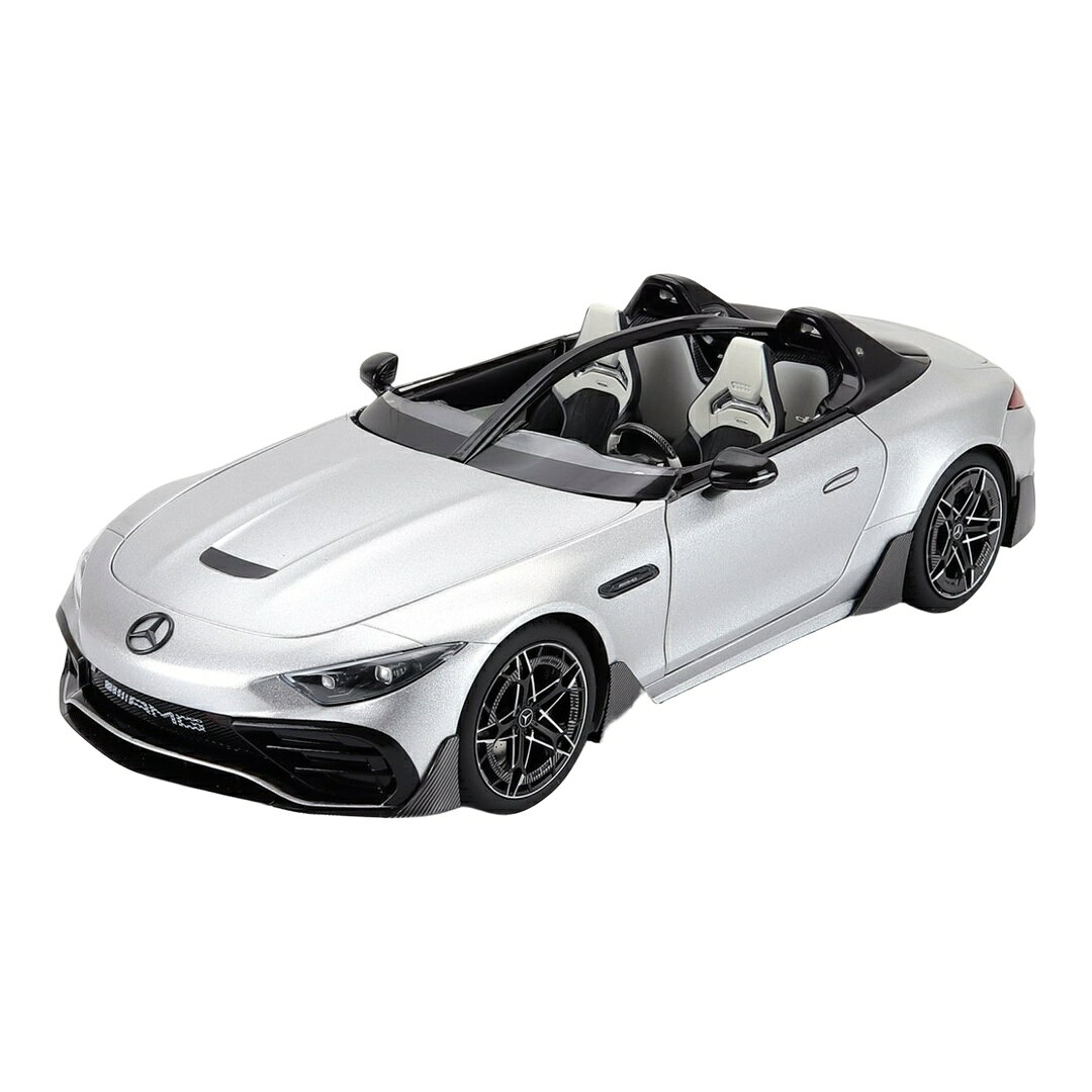 Mercedes Benzメルセデスベンツ SLクラス AMG PureSpeed スパイダー 2025 シルバー 開閉機構付き / NZG 1/18 ミニカー