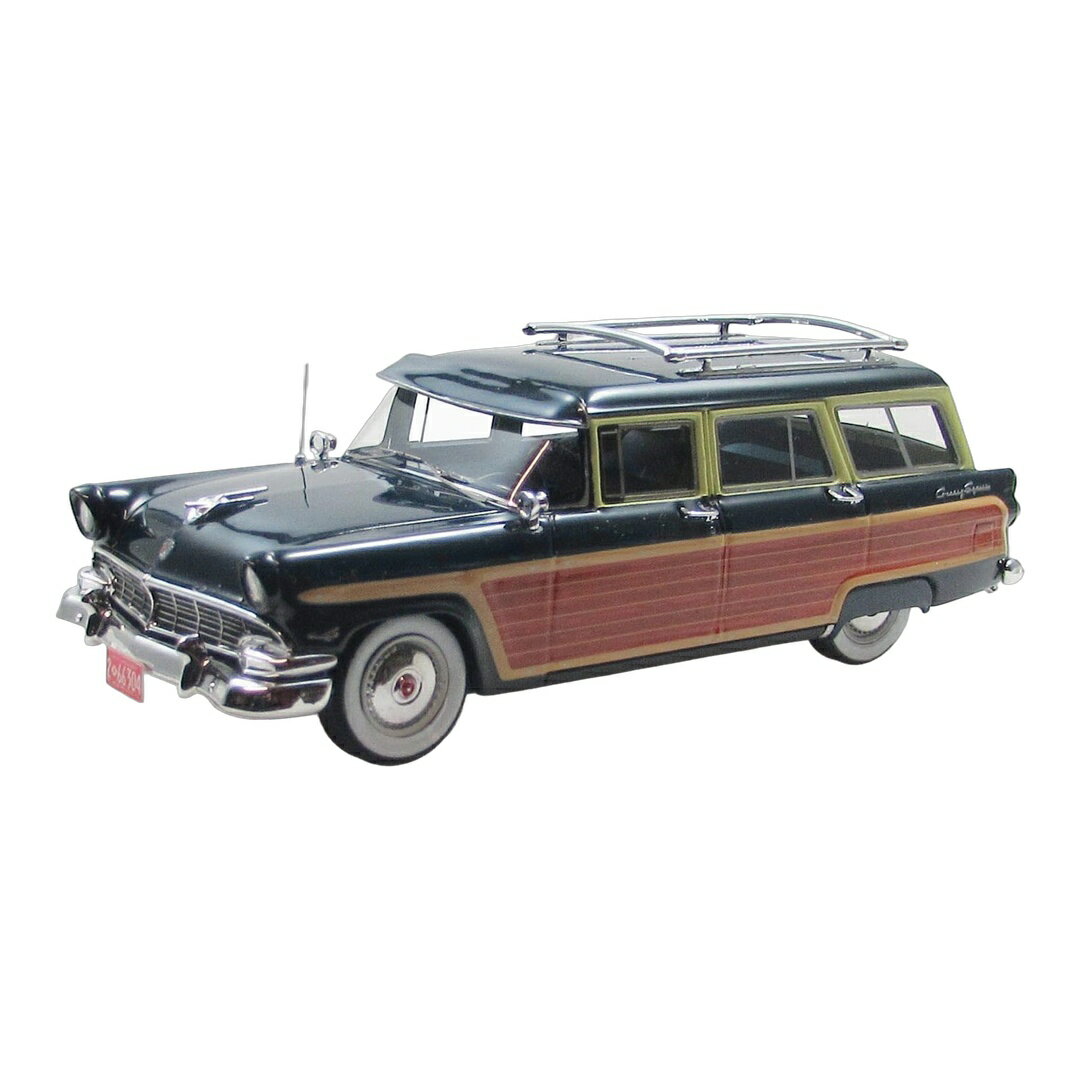 Rakuten - 【予約】2026年発売予定 FORD USAフォード COUNTRY SQUIREカントリースクワイア SW STATION WAGONステーションワゴン 1955 DARK BLUE / ESVAL 1/43 ミニカー