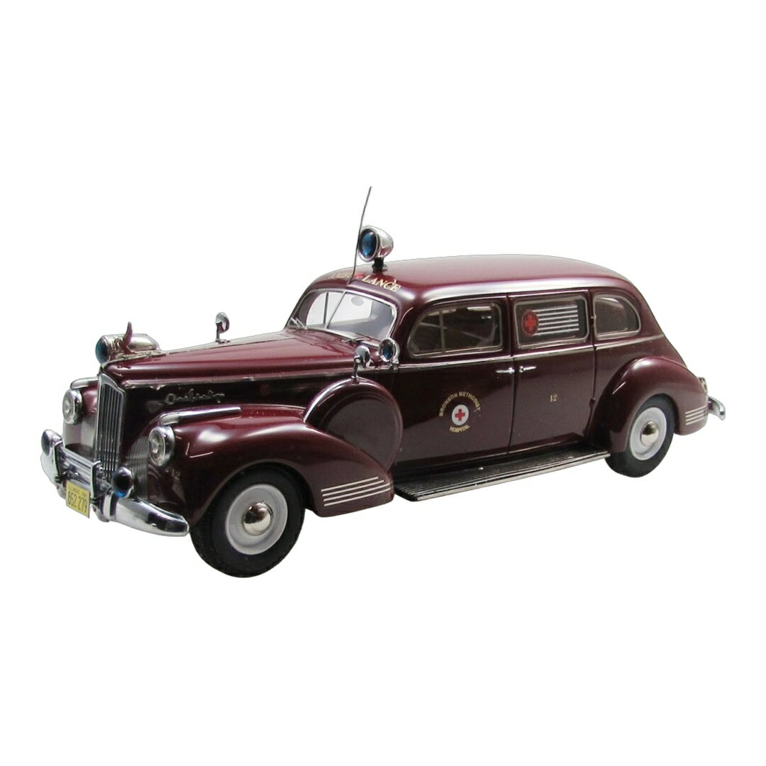 2026年発売予定 Packardパッカード 160 Sedanセダン Ambulanceアンビュランス by Henneyヘニー 1941 レッド / ESVAL 1/43 ミニカー