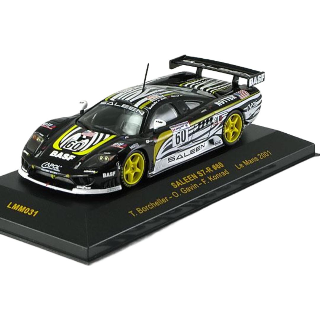 Saleenサリーン S7R No 60 24h Le Mansルマン 2001 Borcheller/Gavin/Konradボーチェラー/ギャビン / IXO 1/43 ミニカー