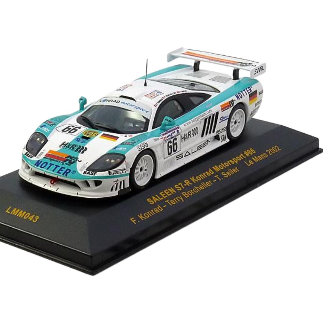 Saleenサリーン S7R No 66 24h Le Mansルマン 2002 Konrad/Borcheller/Sellerコンラッド/ボーチェラー / IXO 1/43 ミニカー
